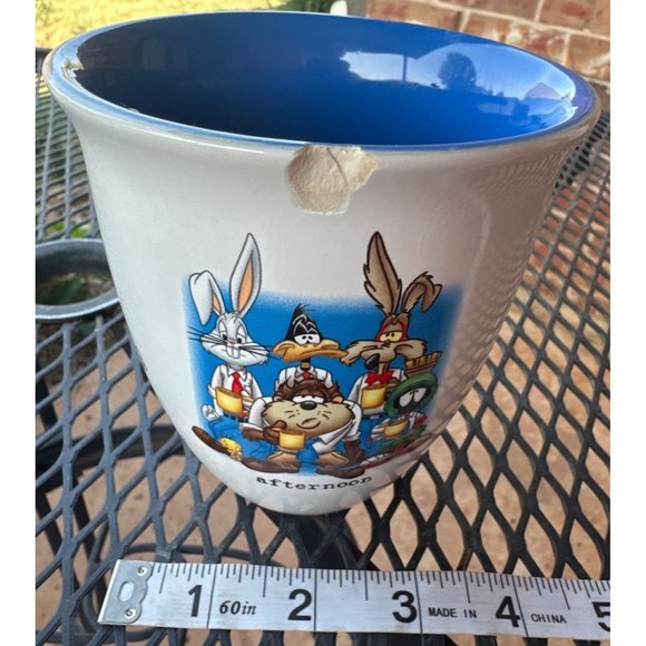 Vintage 1999 Warner Bros. Studio Store Looney Tunes Ceramic Mug 16 oz. (READ) - Picture 8 of 11